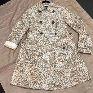 Banana Republic “Mad Men” Animal-Print Trench Coat